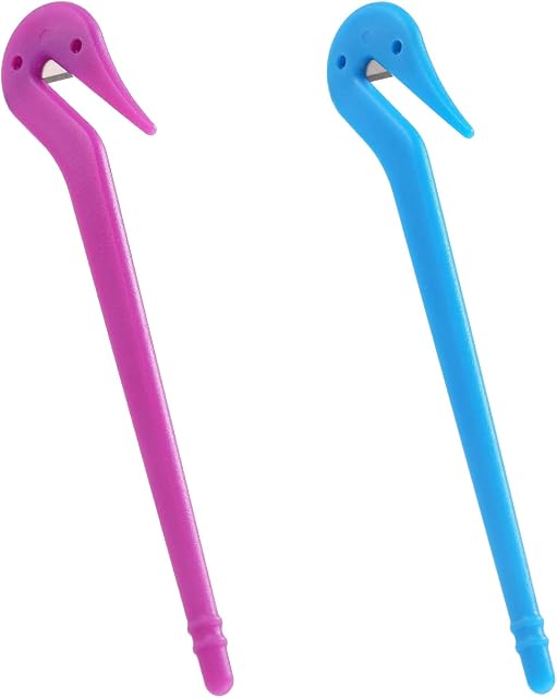 2 Pcs Elastic Hair Bands Remover Elastic Hair Ties Cutter Ponytail Hair Bands Remover Tool for Kids Girls And Adult Hair