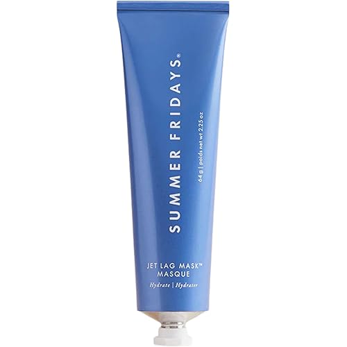 Summer Fridays Jet Lag Mask - Hydrating Face Moisturizer + Mask - Enriched with Hyaluronic Acid, Niacinamide, Glycerin + Antioxidants Helps Nourish Skin for a Renewed + Radiant Complexion (2.25 Oz)