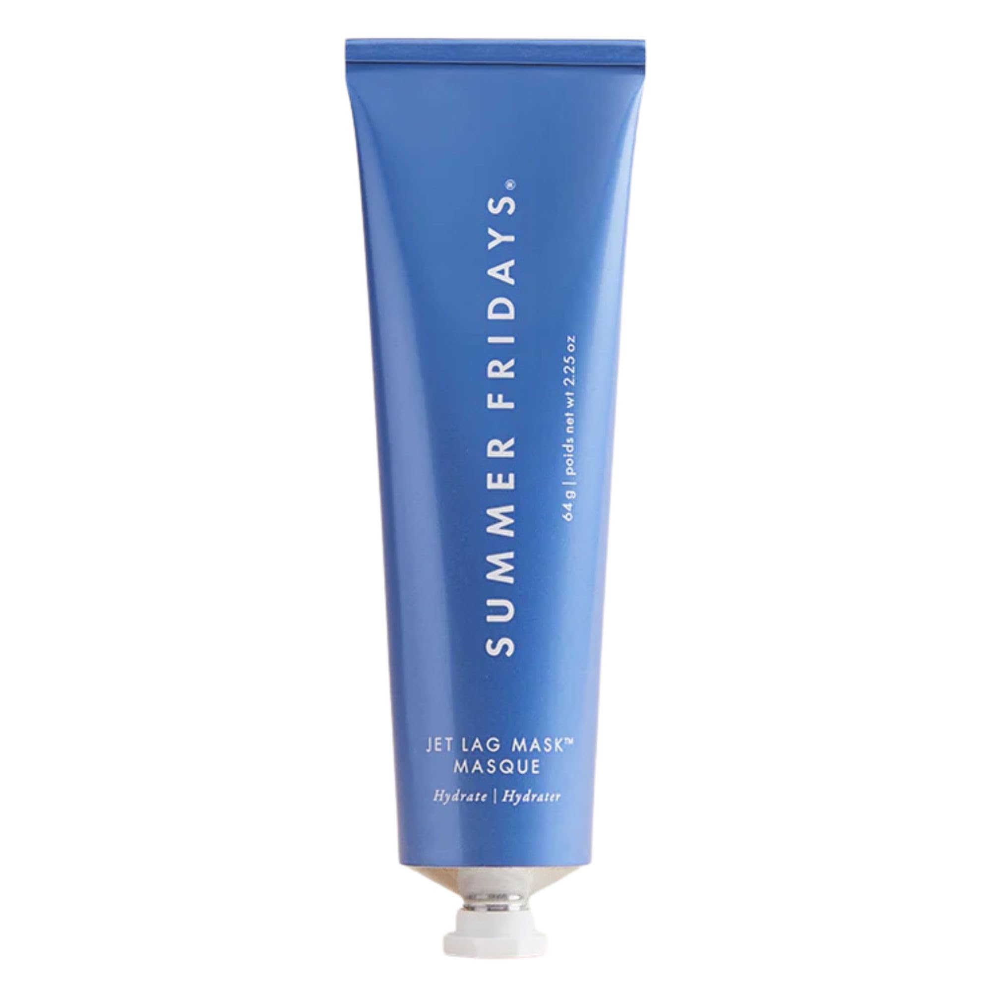 Summer FridaysJet Lag Mask - Hydrating Face Moisturizer + Mask - Enriched with Hyaluronic Acid, Niacinamide, Glycerin + Antioxidants Helps Nourish Skin for a Renewed + Radiant Complexion (2.25 Oz)