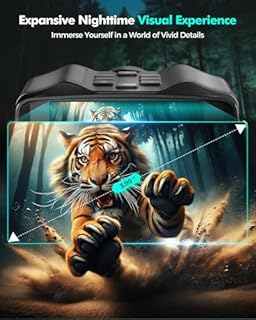 Night Vision Goggles - 4K Night Vision Binoculars for Adults, 3'' HD Screen Binoculars can Save Photo and Video with 32GB TF Card (Dark Gray)