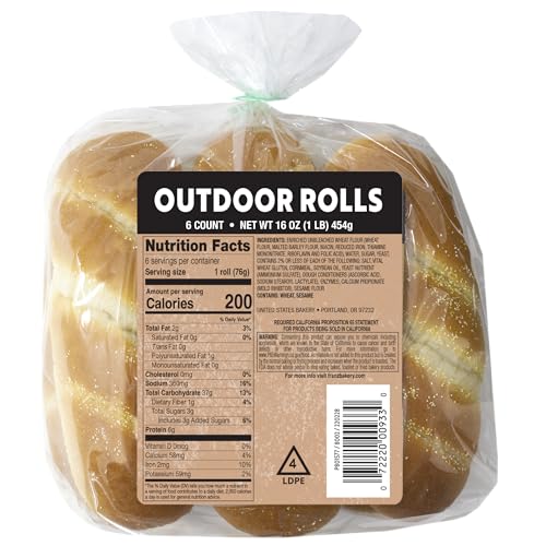 Bake Shop Outdoor Rolls 6ct