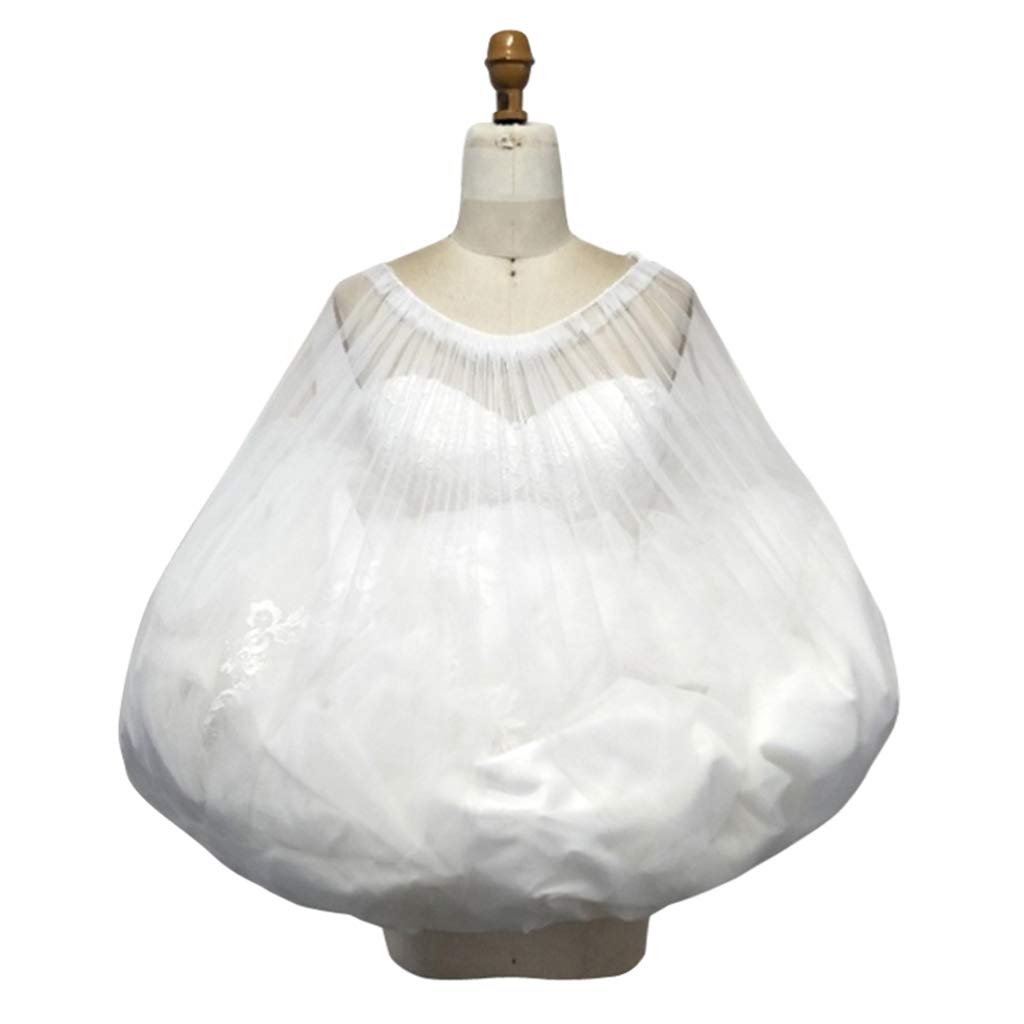 Robe de mariée blanche avec jupon pour femme - Accessoires de mariage, blanc, Taille unique