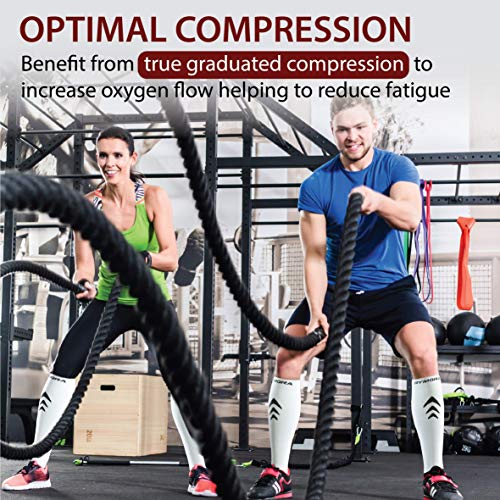 Image of Rymora Compression Socks for Men and Women - for Sports, Running, Flying, Work & More