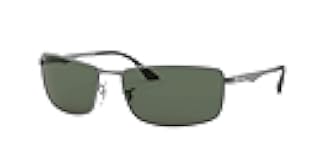 Men's Rb3498 Rectangular Sunglasses