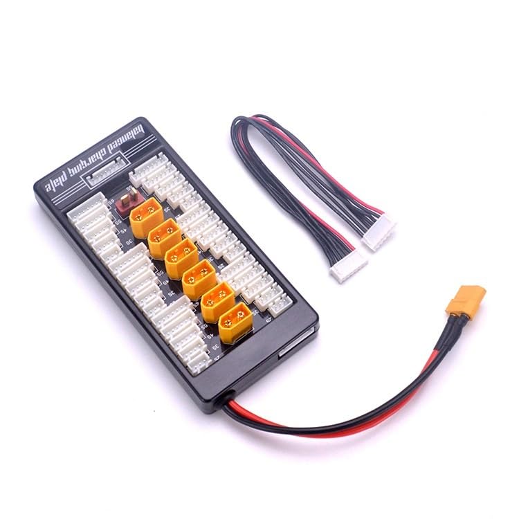 (4 pc) FlyRobo XT60 Female - XT60 Plug 2-6S Lipo Battery Parallel Charging Board 2