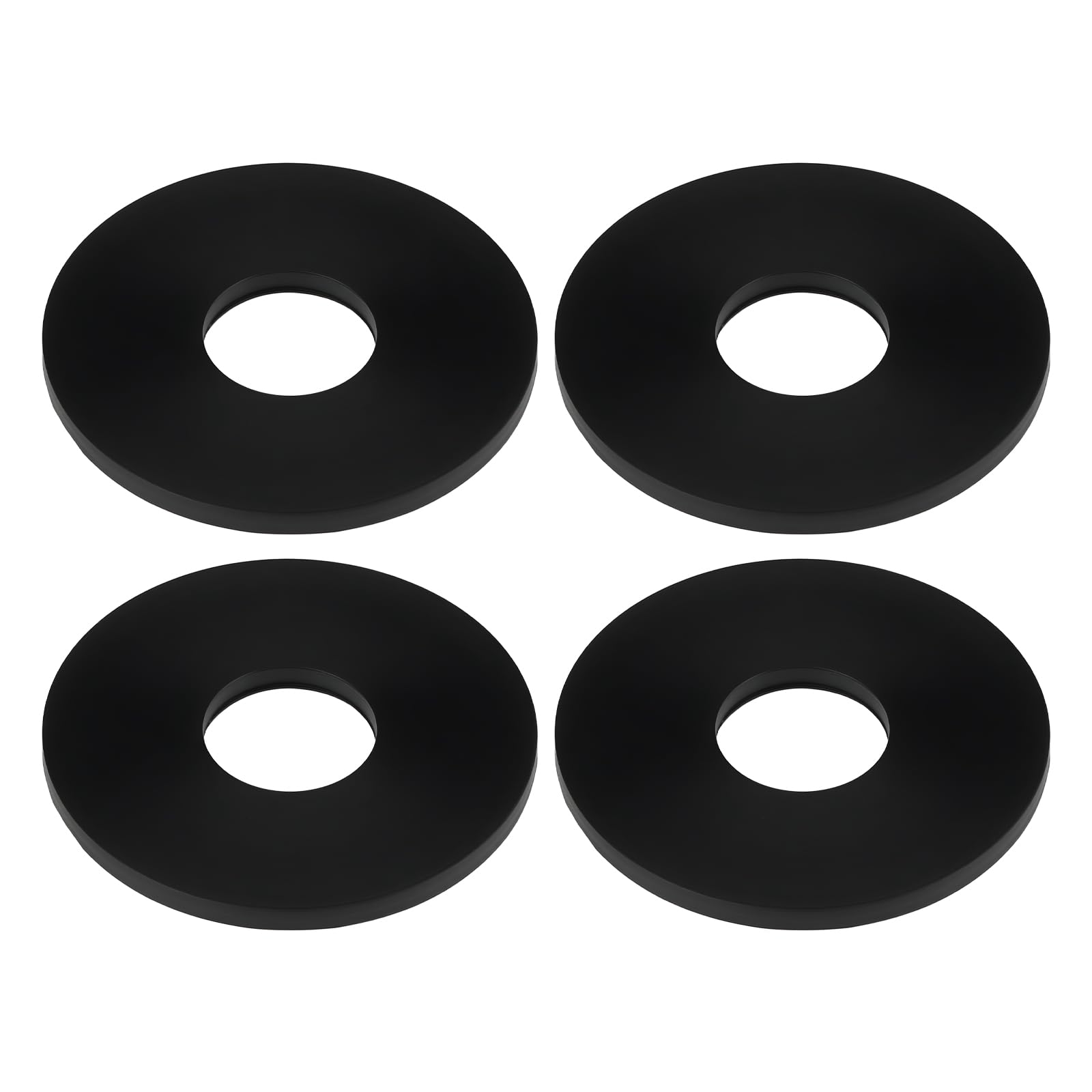 Briny River 4Pcs Toilet Tank Gasket 58x20.5x3 mm Siphon Bell Seal 7412 Washer Compatible with JOMO