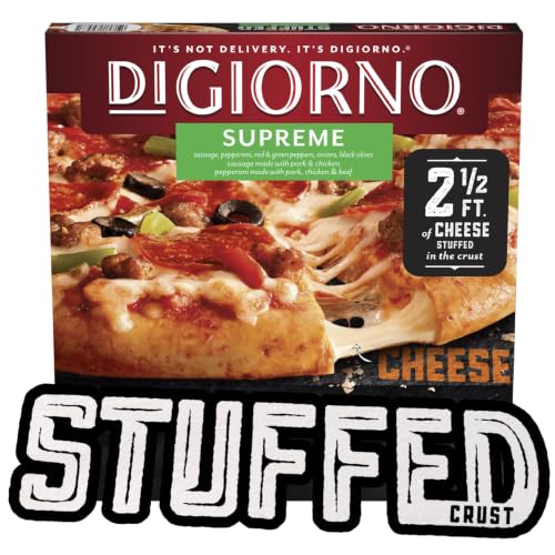 Digiorno Frozen Pizza - Supreme Pizza - Stuffed Crust Pizza 26.4 oz