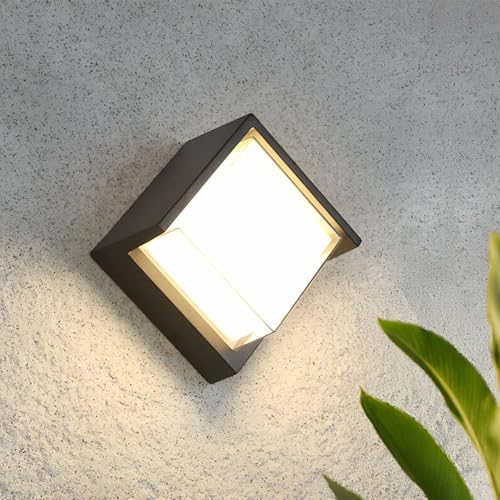 Cata CT-7074 Dominik 15W IP44 Su Geçirmez Dış Mekan LED Aplik Sıva Üstü Duvar Armatürü Günışığı 3200K
