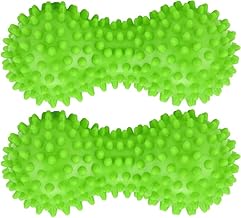 Therapist's Choice® Pack of 2 Soft Spiky Massage Peanut Balls, Stress Reflexology, Porcupine Sensory Peanut Ball Set