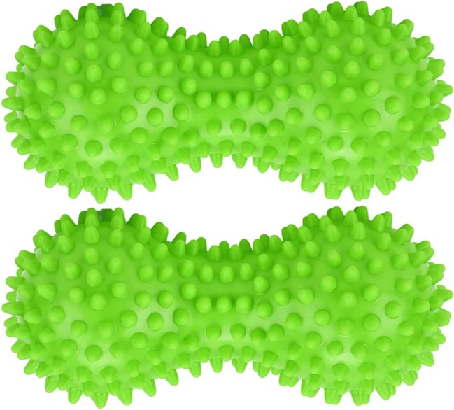 Therapist's Choice® Pack of 2 Soft Spiky Massage Peanut Balls, Stress