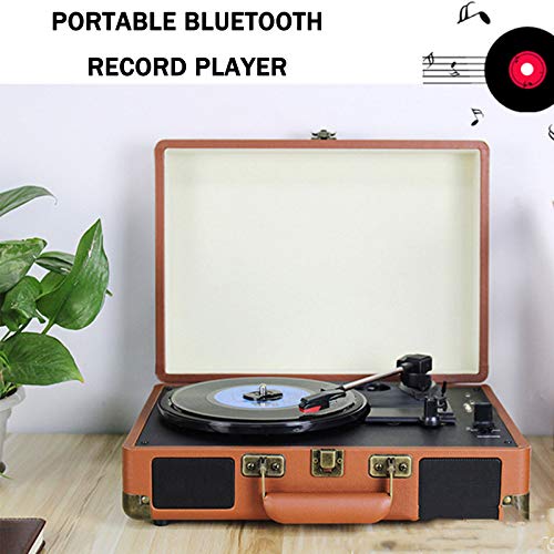Record Player Turntable for Vinyl Record Player Wireless Portable Phonograph with Built-in Dynamic Speakers Suitcase… - Les Beatles, Paul McCartney, John Lennon, RIngo Starr, George Harrison Record Player Turntable for Vinyl Record Player Wireless Portable Phonograph with Built-in Dynamic Speakers Suitcase… – Image 3