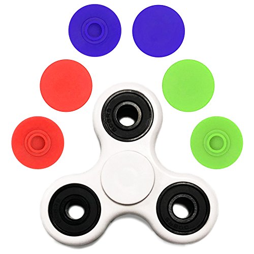 Cheap Fidget Tri Spinner Toy Prime Hand Figit Caps AS BONUS Fast Cool Tri Fidget Toy Rainbow Best Ceramic Bearing Stress Spinner Toy Colorful High Speed Unique ADHD Triangle 360 Finger Premium (White) Cheap Fidget Tri Spinner Toy Prime Hand Figit Caps AS BONUS Fast Cool Tri Fidget Toy Rainbow Best Ceramic Bearing Stress Spinner Toy Colorful High Speed Unique ADHD Triangle 360 Finger Premium (White)
