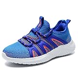 Material interior: las zapatillas deportivas para niños y niñas se componen de un material textil y transpirable, y hacen que los niños lleven cómodamente y relajados.