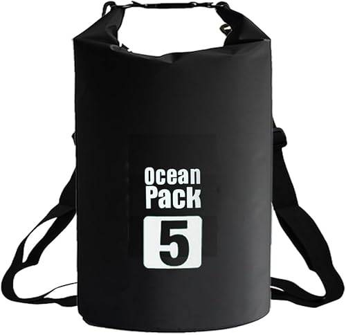 Miniatura 1 de Bolsa seca flotante impermeable de 5L10L15L20L para mujer, ligera y pequeña bolsa impermeable mochila para kayak, canotaje, camping, senderismo,