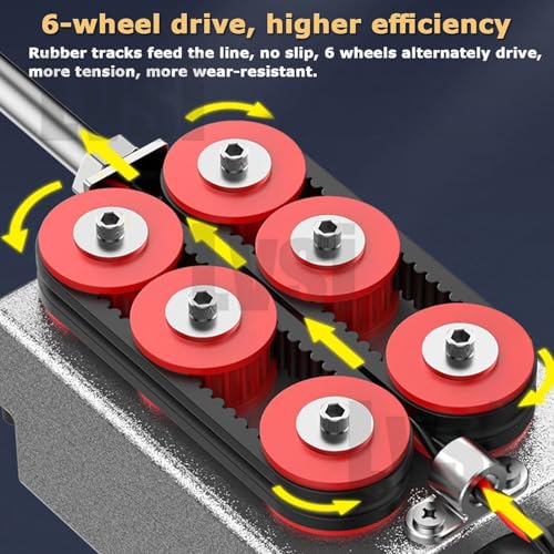 Extractor de cables eléctrico inalámbrico con fuerza de avance guiado 7
