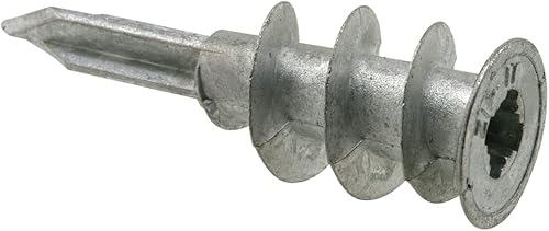 Prime-Line MP10711 Zip-It - Anclajes de pared, #8, construcción de zinc, diseño resistente (paquete de 50)