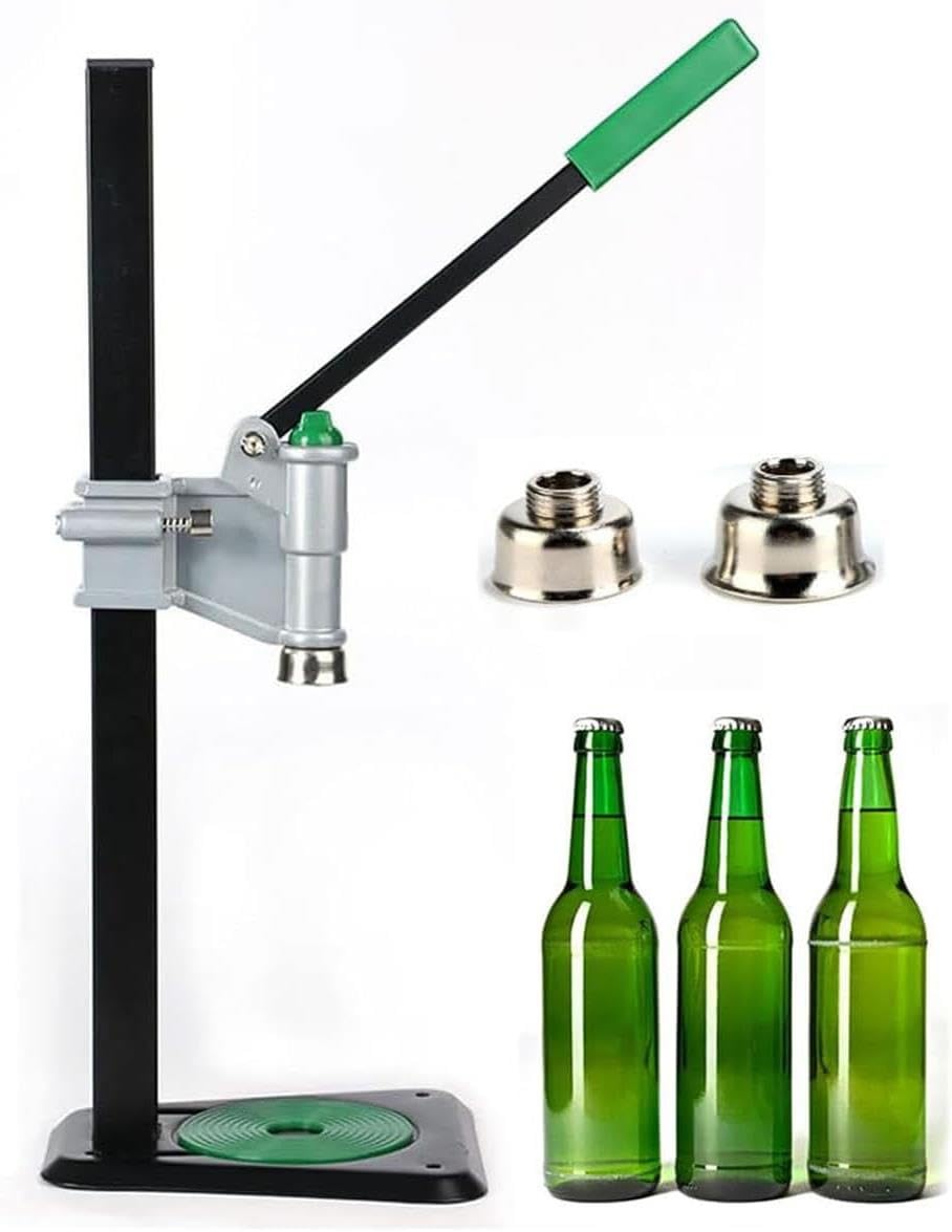 Machine de capsulage de bière manuelle, capsuleuse de bouteilles de banc,