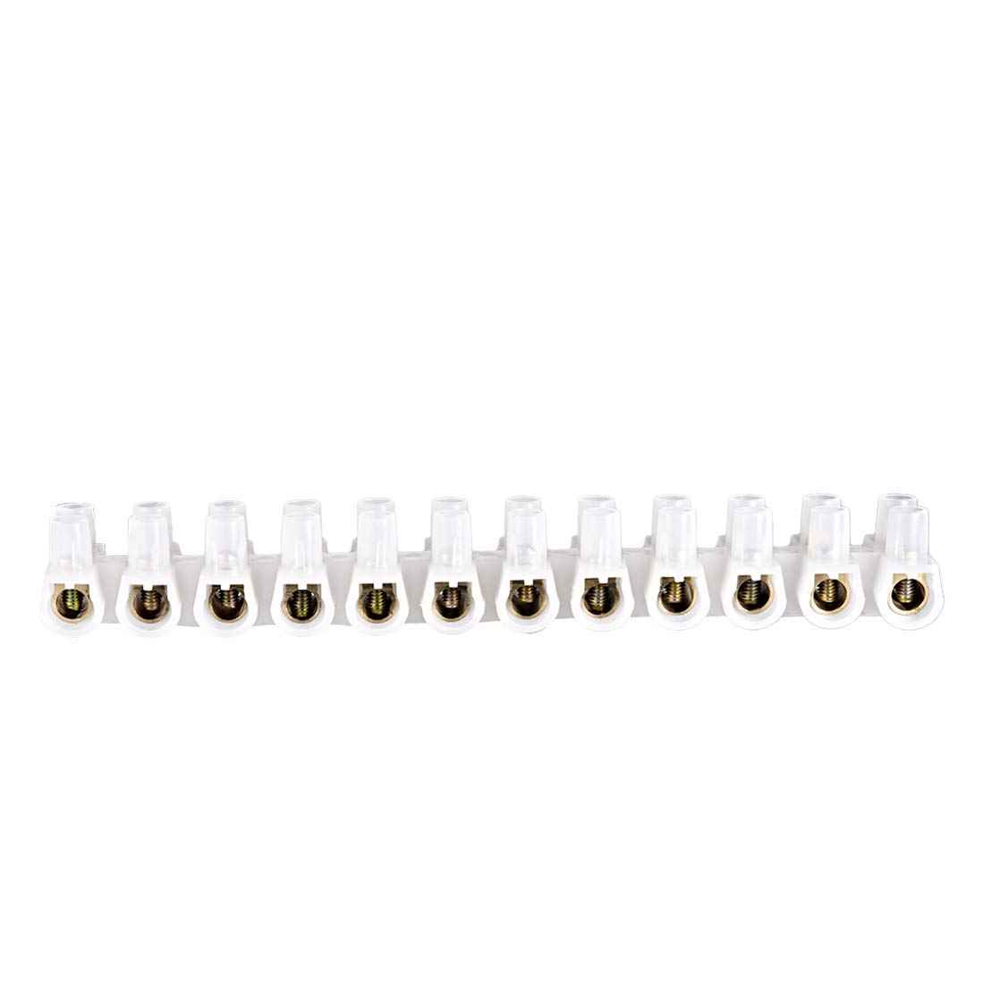 Bornier Vis Bornier Barrière Bloc 150A 12 Positions Double Rangée Type U Fil Connecteur 5 pcs
