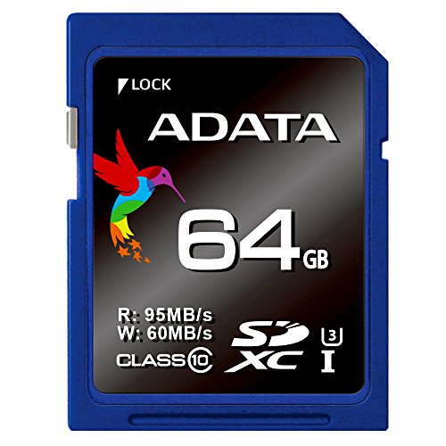 ADATA Premier Pro ASDX64GUI3CL10-R - Tarjeta de Memoria SDXC (64 GB...