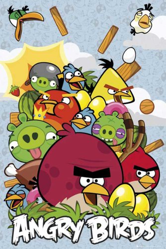 EMPIRE Merchandising GmbH Poster Angry Birds Ü-Poster der Grösse 61x91,5 cm