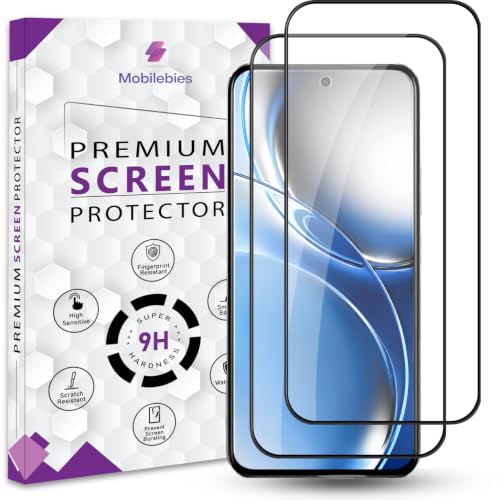 Image of Premium Tempered Glass Screen Protector Guard For Realme Narzo 100x 5G (6.81 Inch, Pack of 2) | Edge to Edge Coverage With Easy to installation kit