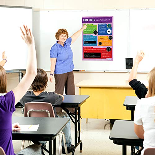 Daydream Education Data Types | Computer Science Posters | Gloss Paper Measuring 33” X 23.5” | Stem Posters For The Classroom | Education Charts #TOP2