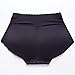 Hip Enhancer Padded Pants Shaper Seamless Fake Ass Pads Panties Buttocks Push Up Lingerie Women Underwear (Black, M)