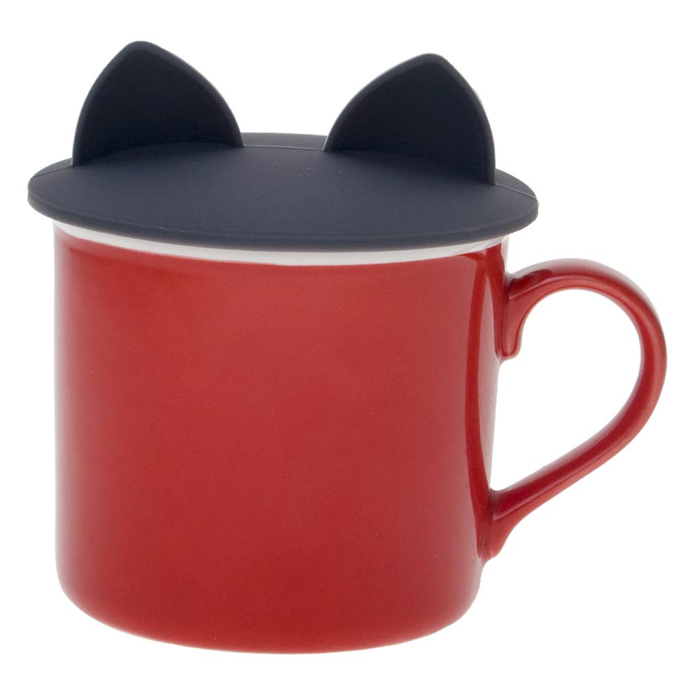 30 Coperchi In Silicone Per Tazze Con Orecchie Di Gatto – Riutilizzabili, Alimentari, Adatti A Tazze Di Ceramica, Vetro, Carta, Diametro 10 Cm - 2