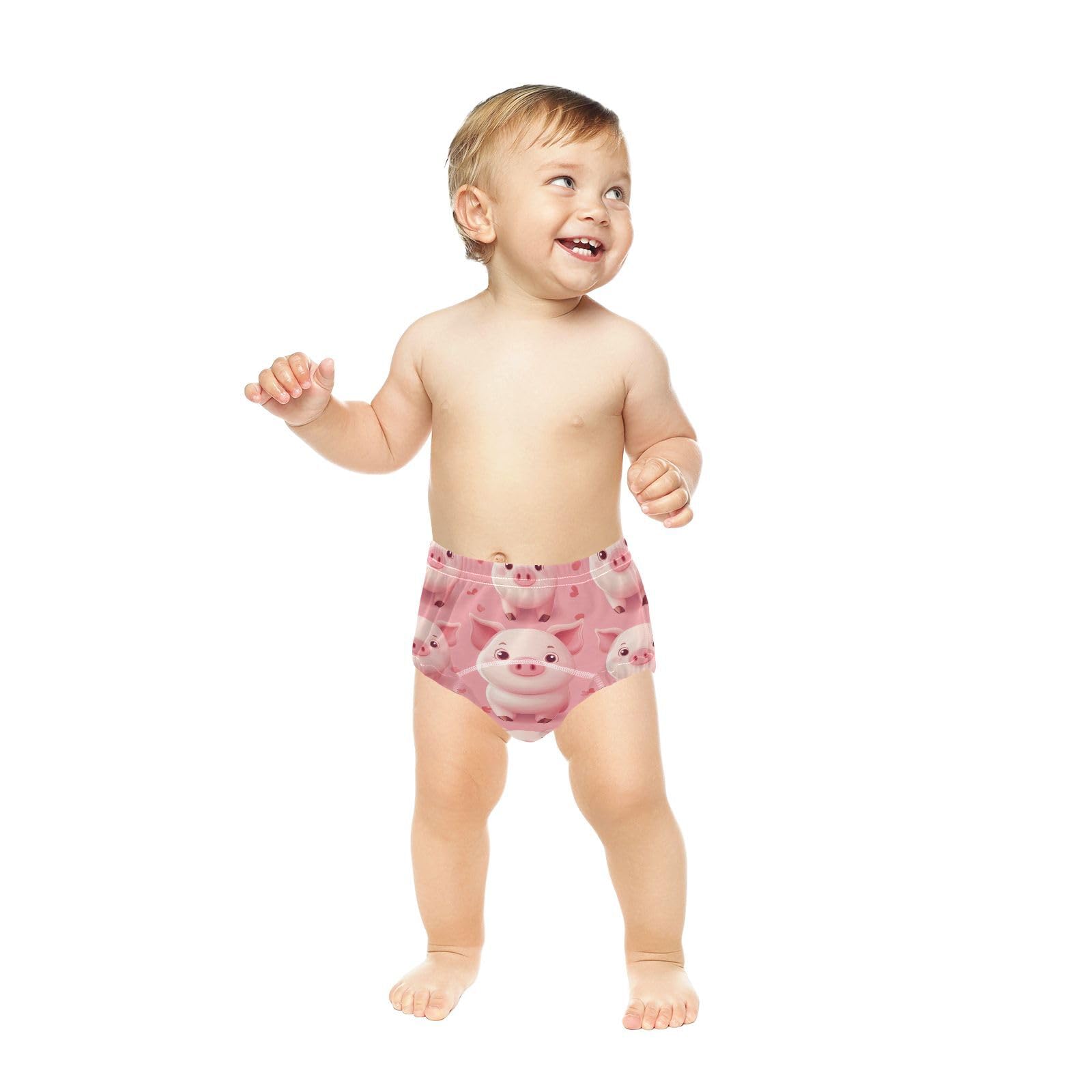 Coikll Cute Pig (3) Toddler Training Underwear Waterproof Baby Pee Pants -2T