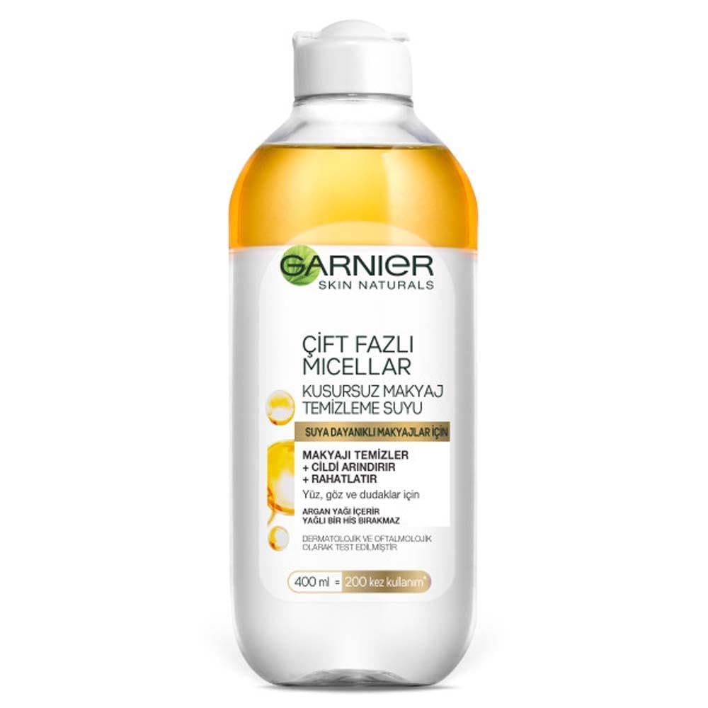 Garnier Skin Naturals Çift Fazlı Micellar Kusursuz Makyaj Temizleme Suyu (400 ml)