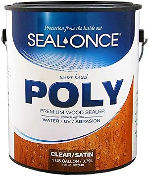 Poly Prem Wood Sealer Satin Clear gal