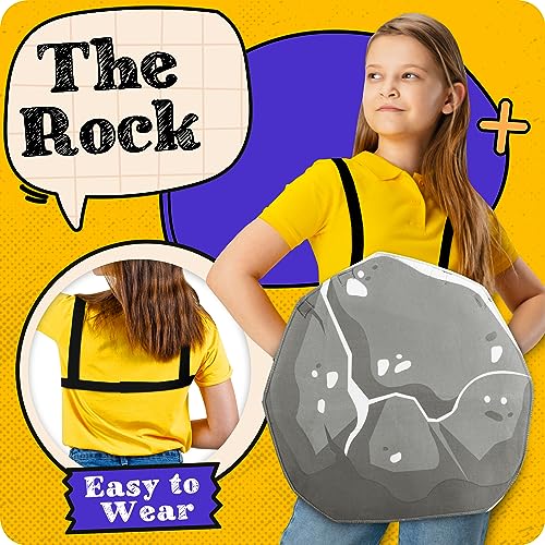 Disfraz Rock Paper Scissors para niños 3 piezas miniatura 2