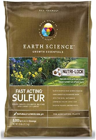 sulfur fertilizer for lawns that transforms your garden's health 5 Earth Science Fast Acting Sulfur (25 lb.)