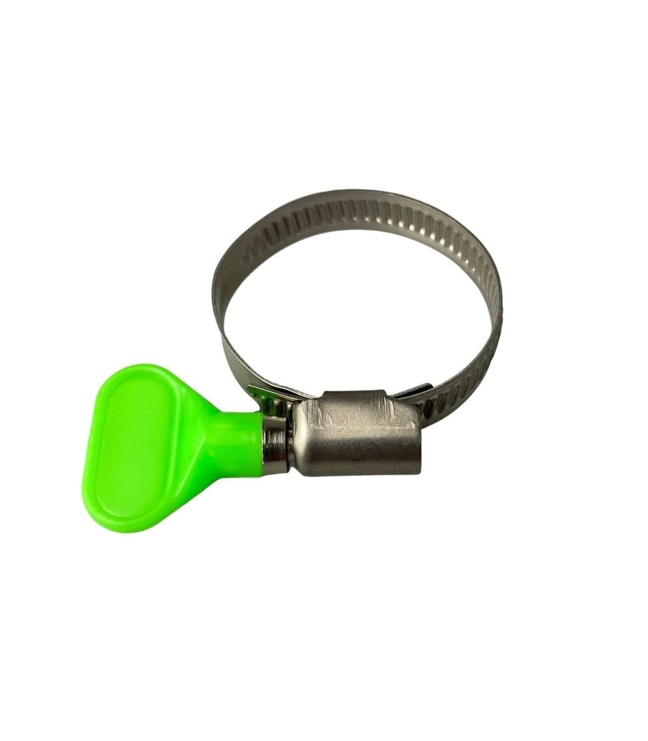 Abrazadera para Manguera con Tornillo de Mariposa en Acero Inoxidable 32-50mm Montaje a Mano - Sin Herramientas(10pcs,16-27mm)