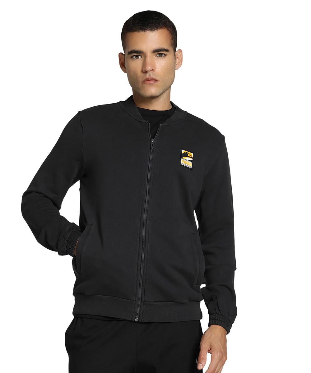 puma Men's A-Line Coat (683802_Flat Dark Gray-picture-12