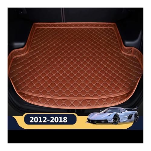 Tapis de coffre voiture Beetle 2012-2018 housse protection imperméable café - 2