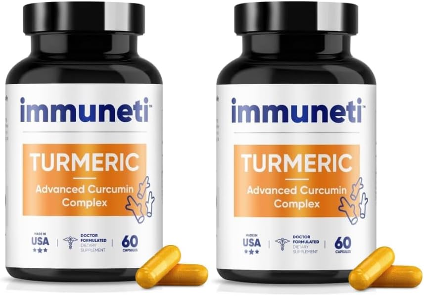 Immuneti - Turmeric Advanced Curcumin Complex 60 Capsules (Pack of 2)