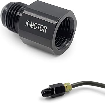 Hardline Fuel Fitting Adapter Compatible with Honda - Compatible with Acura - Models Civic Integra CRX Prelude 6AN Short Style