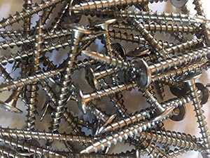 Paneltwistec Edelstahl Schieferschrauben 4x50 mm, 100 Stück