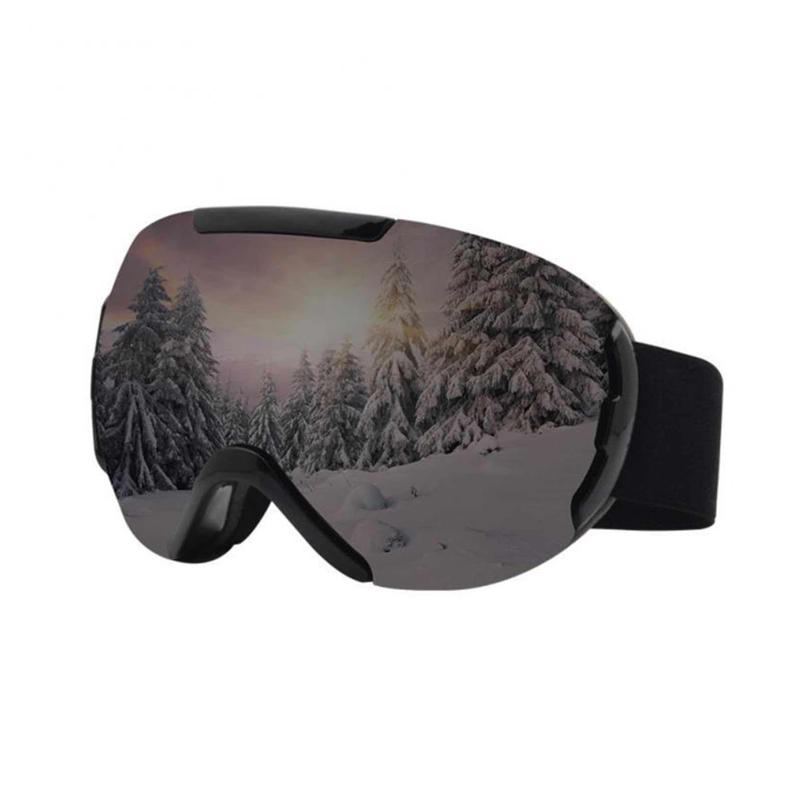 Gafas de esquí - Gafas de esquí antirradiación Gafas de esquí a Prueba de Viento - Gafas de esquí antiniebla de Doble Capa Gafas esféricas Grandes Gafas para Exteriores (Color: 01) (2)