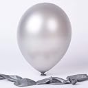 FI - FLICK IN 150 Pcs Latex Blue Black Silver Metallic Shiny Glossy Balloons Garland for Baby Shower Wedding Birthday Graduation Anniversary Party Background Decor (Pack of 150,Deep Blue Black Silver) gallery image