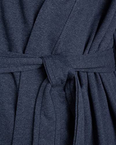 Lucky Brand Men’s Bathrobe – Warm Long Sleeve Knit Robe with Shawl Collar - Soft Cotton Blend Bath Robes for Men (Size: S-XL)4