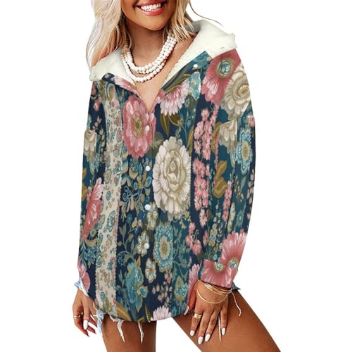 Sweat a capuche oversize en polaire pour moments cocooning