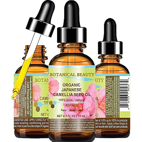 Japanese ORGANIC CAMELLIA SEED OIL. 100% Pure Cover