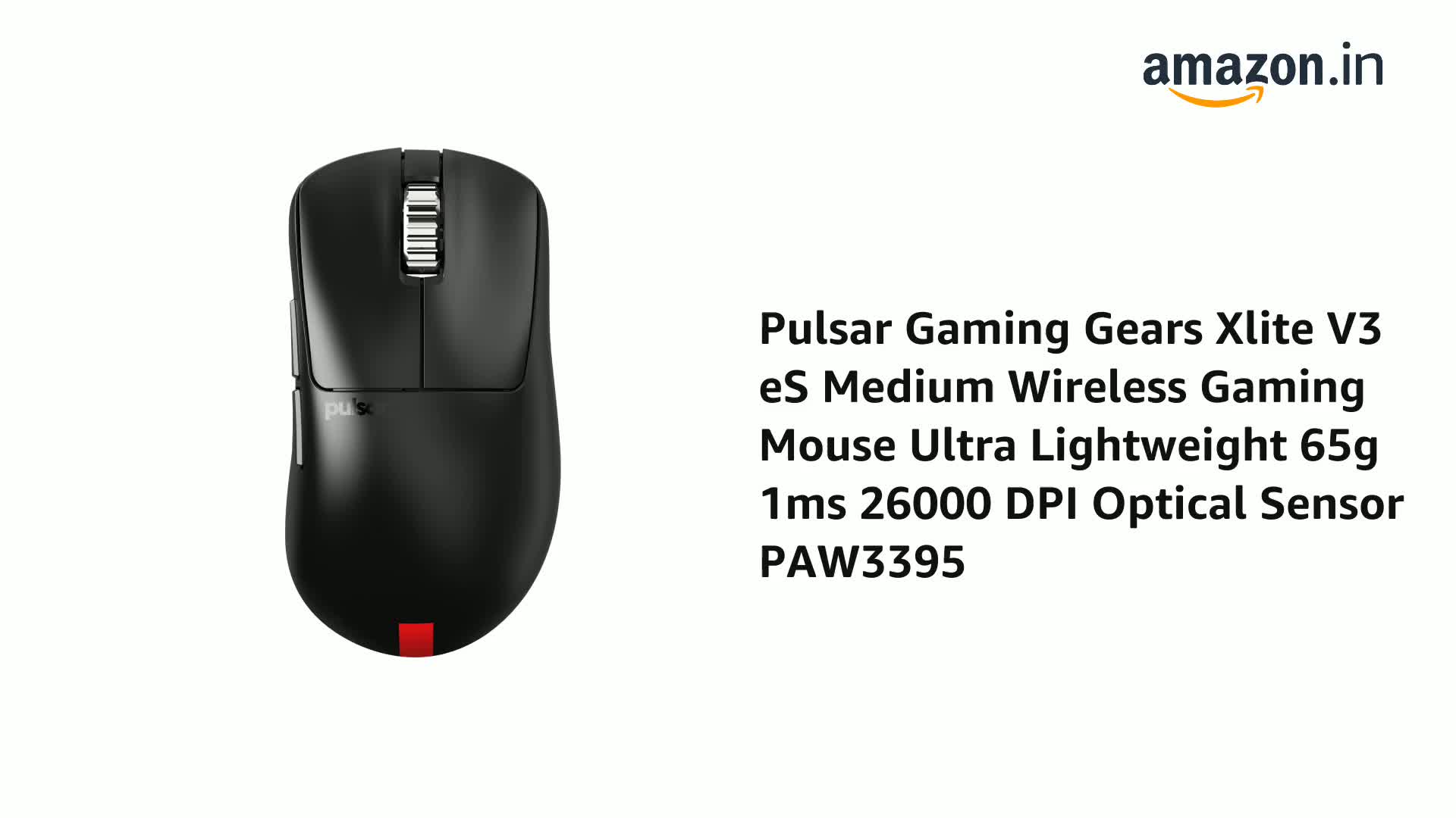 中古pulsar Xlite V3 eS size2 ワイヤレスマウス Xlite v3 Large Gaming Mouse – Pulsar Gaming Gears