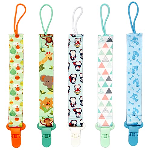 Catena Portaciuccio Per Bambini - Set Da 4 Pezzi Con Clip - Regalo Per Neonati - Ideale Per Battesimi E Compleanni - Foto 13