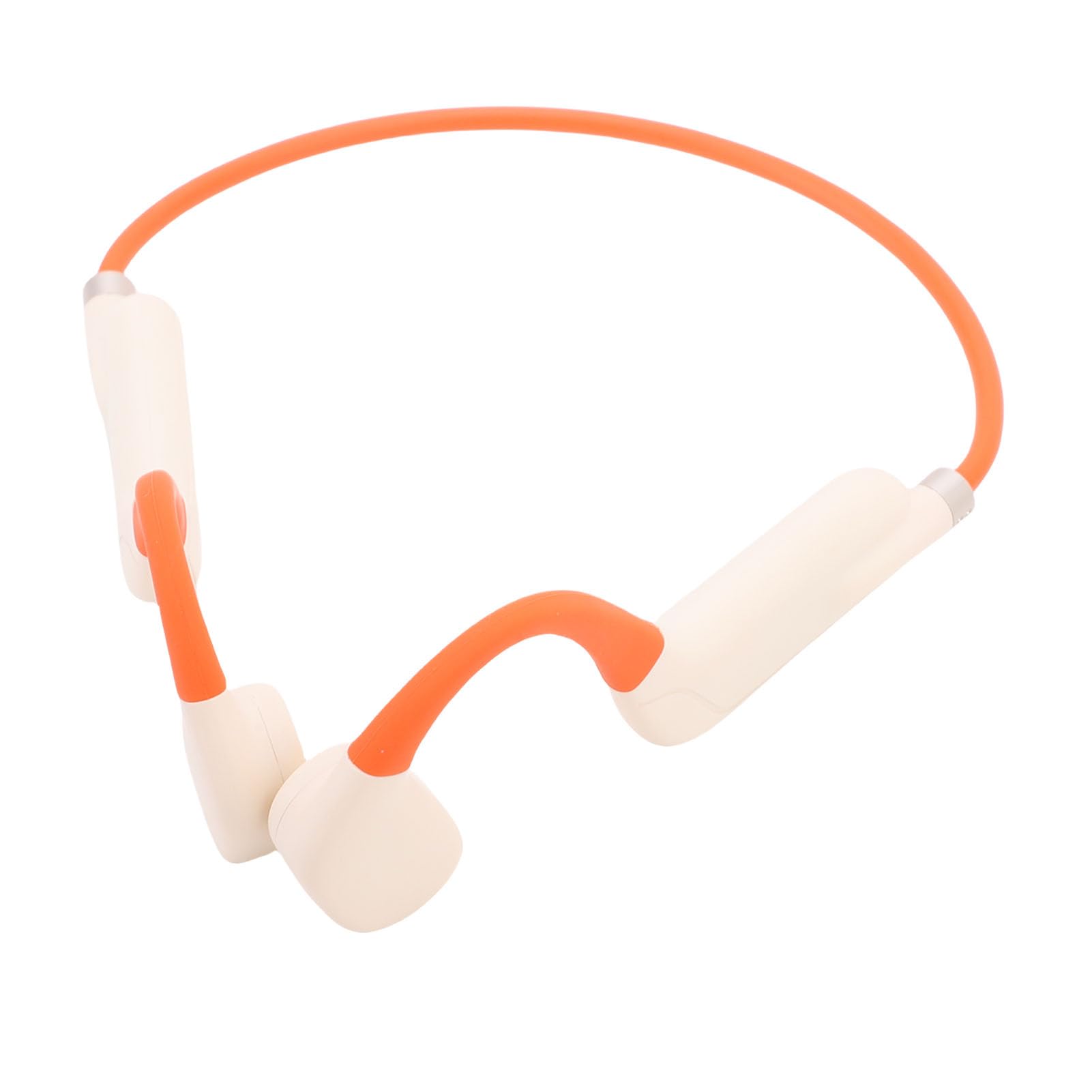 Pongnas Cuffie a Conduzione Ossea IPX8 con Memoria Incorporata da 32 GB Cuffie Sportive a Orecchio Aperto per Corsa, Ciclismo, Nuoto - Archetto da Collo in Lega, BT 5.4, 8H