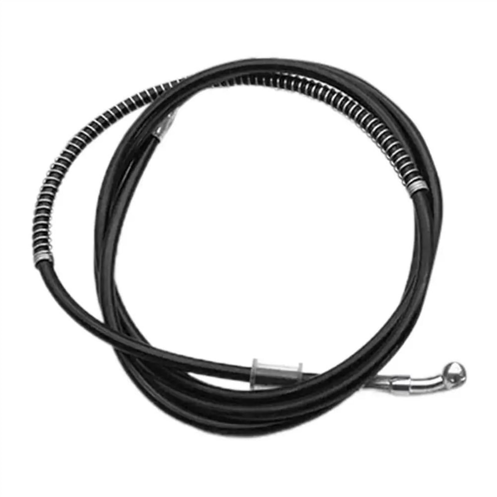 Ksxzw Black- Silver Motorbike Part Universal Motorcycle Braided Brake Hose 220 Cm Motorbike Accessories