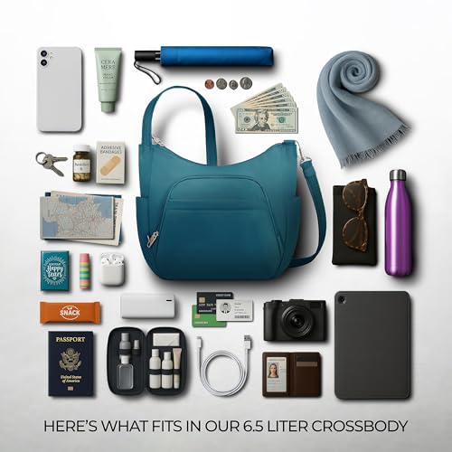 Travelon Anti-Theft Crossbody Bucket Bag