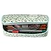BTSKY Cute Pencil Case - High Capacity Floral Pencil Pouch Stationery Organizer Multifunction Cosmetic Makeup Bag, Perfect Holder for Pencils and Pens (Light Blue)